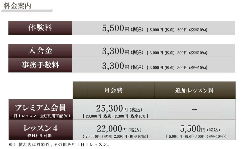 料金案内 - マイゴルフスタイル江戸川橋