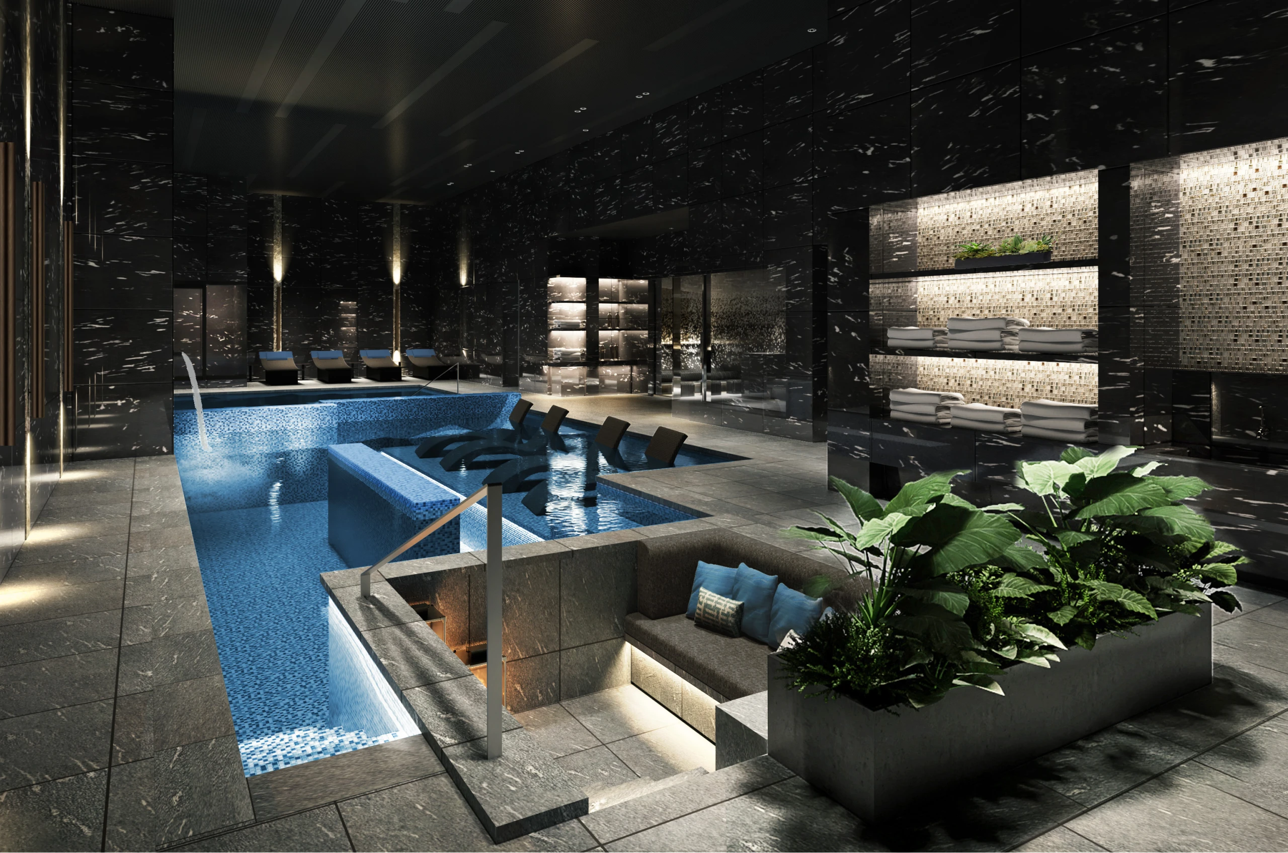 温浴プール完成予想図